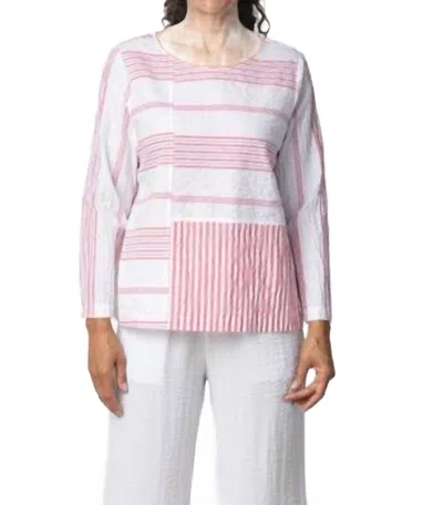 Habitat Button Back Pullover Top In Tomato In Pink
