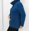 HABITAT BUTTON FRONT JACKET IN BALTIC