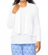 Habitat By The Sea Cardi In White In White