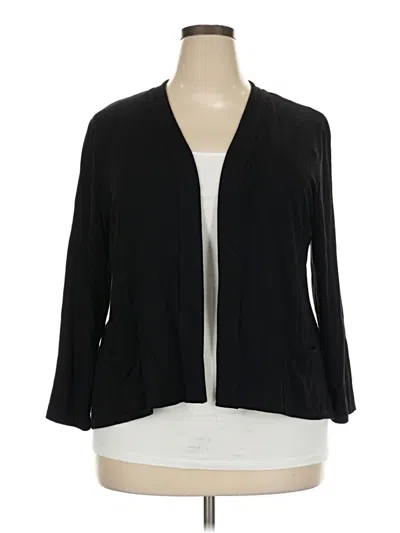 Pre-owned Habitat Cardigan Sweater In Black