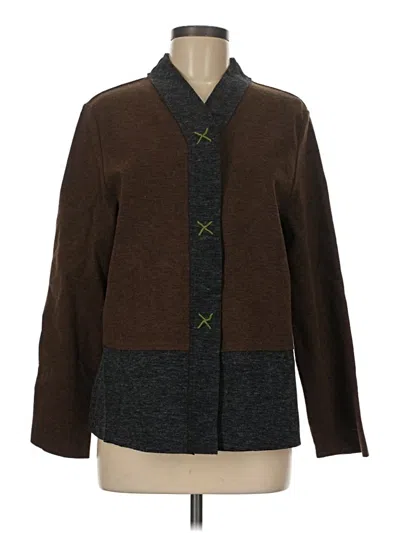 Pre-owned Habitat Cardigan Sweater In Brown