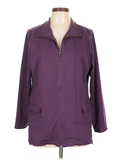 Pre-owned Habitat Cardigan Sweater In Purple