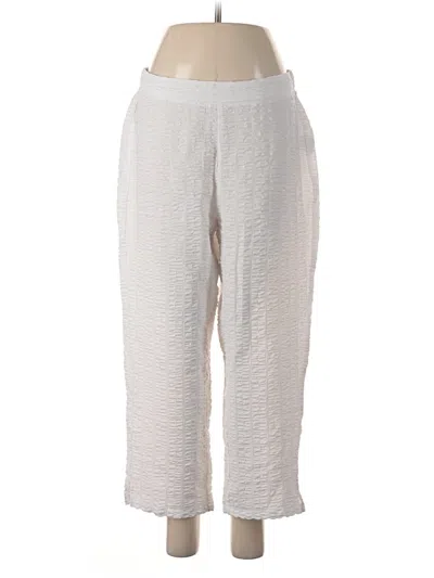 Pre-owned Habitat Casual Pants In Ivory