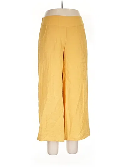 Pre-owned Habitat Casual Pants In Yellow