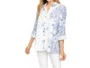 Habitat Chathan Floral Shirt In Twilight In Multi