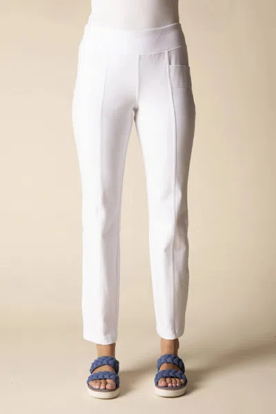 Habitat City Knit Seamed Pocket Pant In White