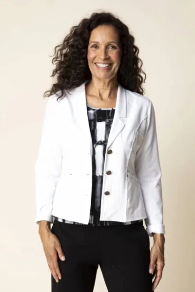 Habitat City Knit South Side Jacket In White