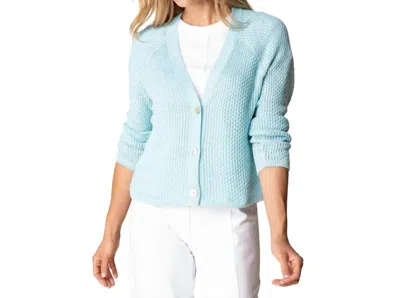 Habitat Coast Crochet Cardigan In Topaz In Blue