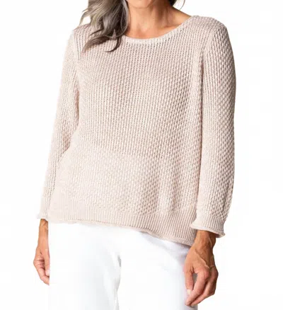 Habitat Coast Crochet Regatta Sweater In Willow In Neutral