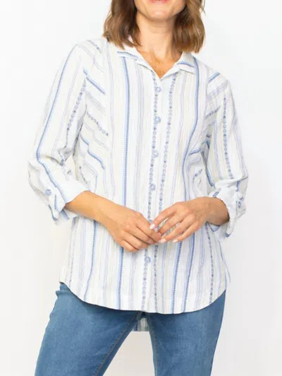 Habitat Coastal Boho Boyfriend Tunic In White