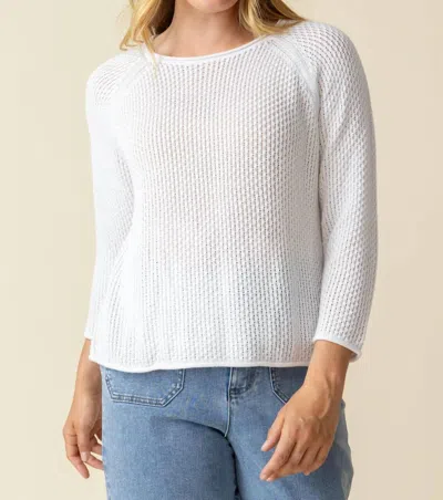 Habitat Coastal Crochet Sweater In White