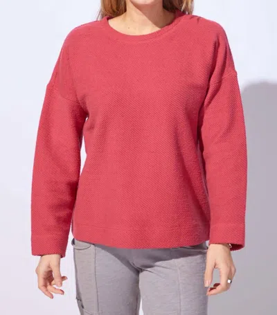 Habitat Cool Breeze Terry Sundown Pullover In Garnet In Brown