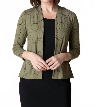 Habitat Core Travel Circles Front Jacket In Green