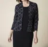 Habitat Core Travel Knit Shirred Back Open Front Jacket In Black/circles In Multi