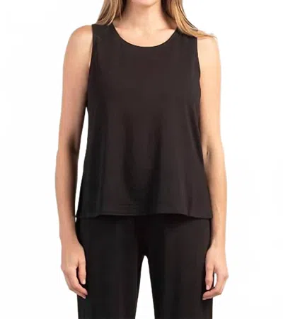 Habitat Core Travel Tank Top In Black In Brown