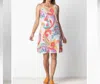 Habitat Cotton Boho Print Tank Dress In Coral In Multi