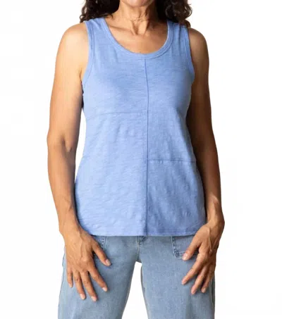 Habitat Cotton Pebble Pieced Tank Top In Sky In Blue