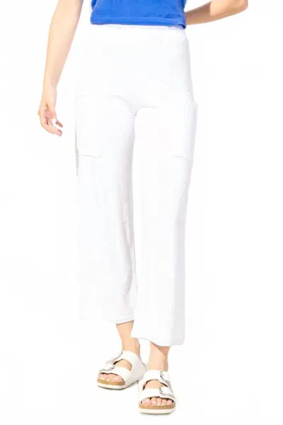 Habitat Cotton Slub Pocket Flood Pants In White