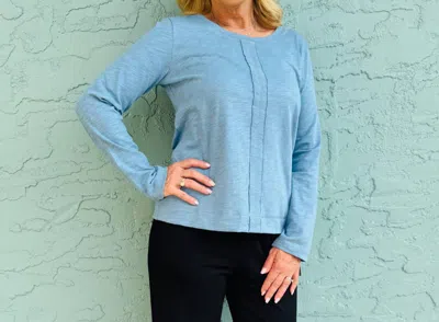 Habitat Cotton Slub Stay Centered Tee - Plus In Indigo In Blue