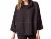 Habitat Cowl Neck Poncho In Black In Brown