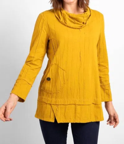 Habitat Cowl Pocket Tunic In Dijon In Multi