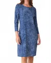 Habitat Cozy Rib All Day Dress In Indigo In Blue