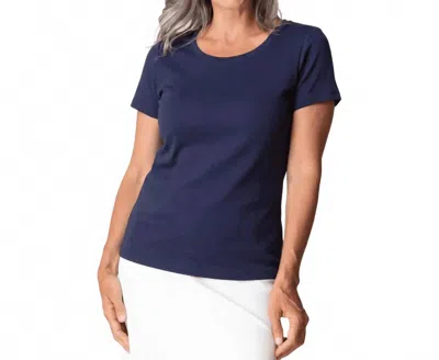 Habitat Cozy Rib Short Sleeve Tee In Navy In Blue