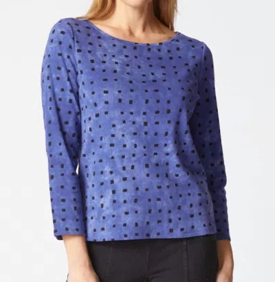 Habitat Cozy Rib Tie Dye Everyday Tee In Blue