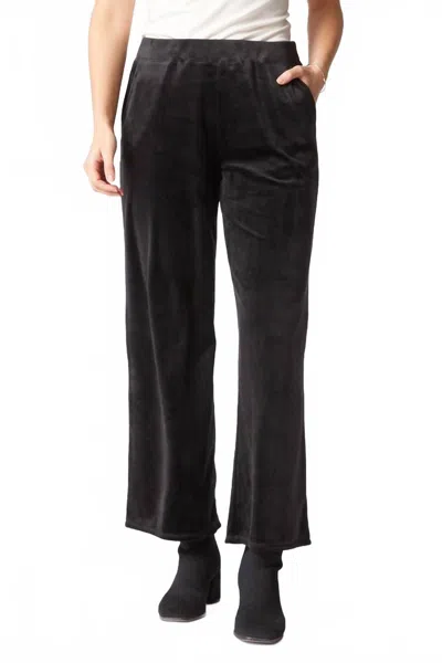 Habitat Cozy Velour Zen Pant In Black