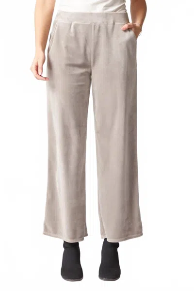 Habitat Cozy Velour Zen Pants In Latte In Neutral