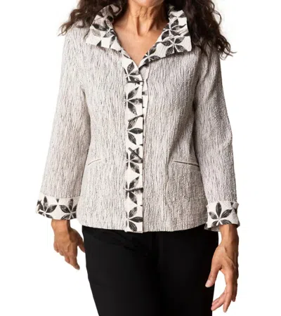 Habitat Crinkle Crepe Luna Jacket In Willow In Gray