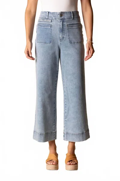 Habitat Crop Essential Jean In Light Denim In Blue
