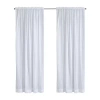 Habitat Crushed Rod Pocket Sheer Single Curtain Panel In White