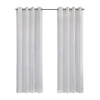 Habitat Daphne Grommet Top Sheer Single Curtain Panel In White