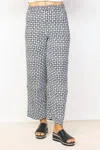 Habitat Diamond Pattern Flood Pant In Gull In Multi