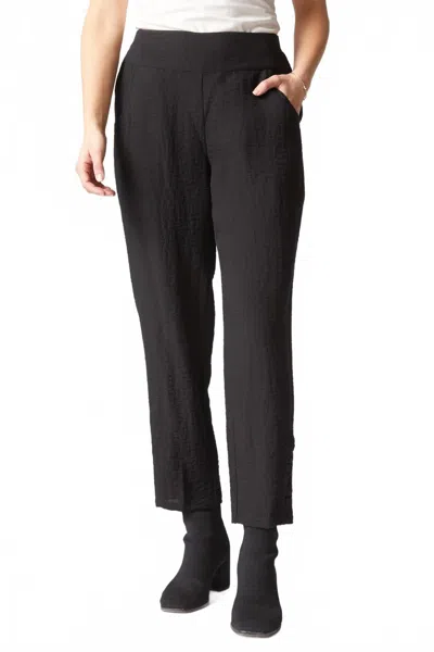 Habitat Express Travel Ruched Ankle Pants In Black