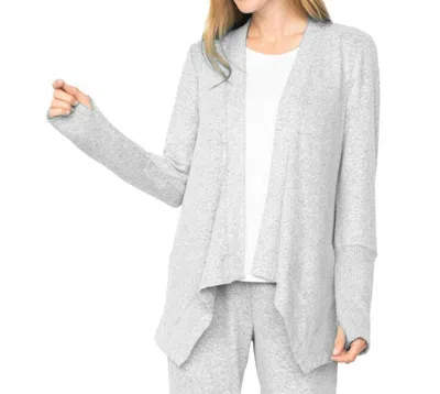 Habitat Fleece Cardigan In Iron In Gray