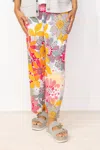 Habitat Floral Flood Pant In Melon In Multi