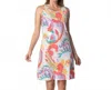 Habitat Floral Knit Dress In Coral