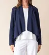 Habitat Drape Front Cardigan In Navy