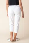 Habitat Weekend Terry Easy Capri Pant In White In White