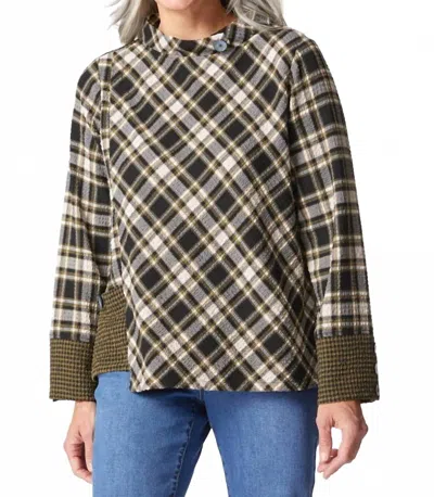 Habitat Girl Gone Plaid Top In Green