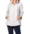 Habitat Hidden Placket Shirt In Stone In White