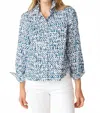 Habitat Impressionist Dots Shirt In Navy In Blue