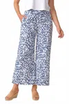 Habitat Linen Circle Easy Flood Pant In Blue In Blue