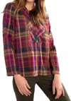 Habitat Windowpane Shirt In For Forest In Pink