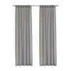 Habitat Johnstown Back Tab Light-filtering Single Curtain Panel In Silver