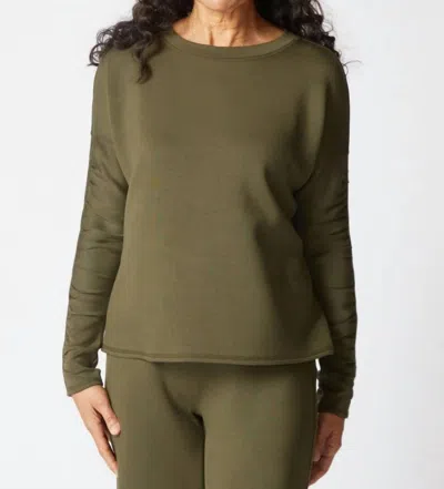 Habitat Passport Knit Wander Pullover In Forest In Green