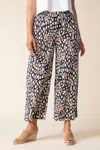 Habitat Linen Inner Circle Easy Flood Pant In Oatmeal