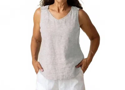Habitat Linen Fresh Tank Top In Oatmeal In Multi